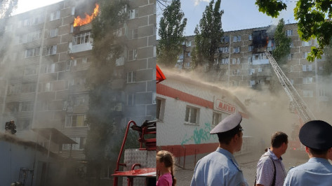 В Воронеже за 10 минут по одному адресу произошли 2 пожара 