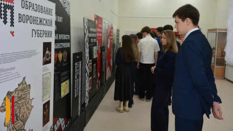 Передвижная выставка «Три века истории Воронежской губернии» открылась в Анне