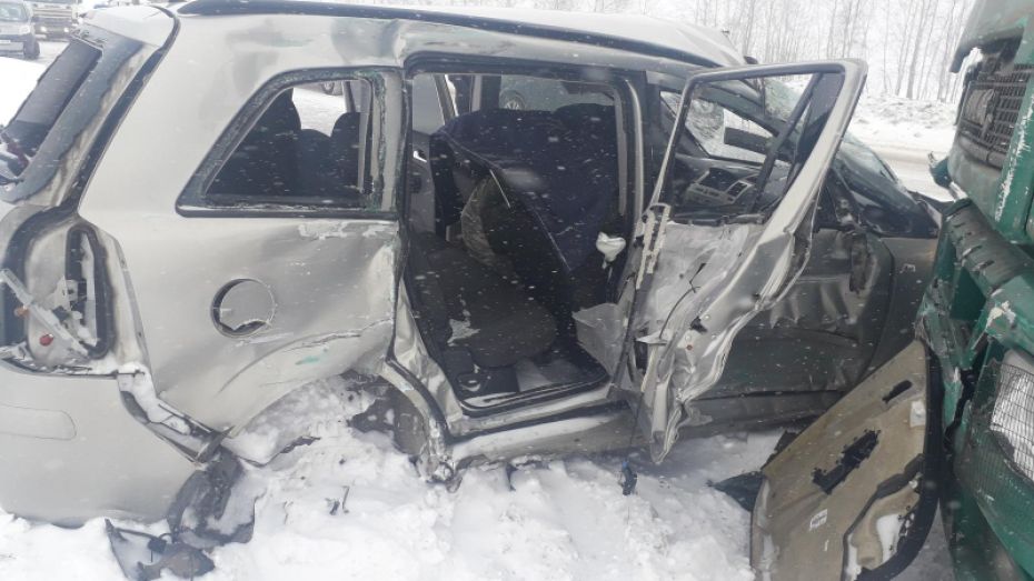 Двое мужчин погибли в ДТП с КамАЗом в Воронежской области