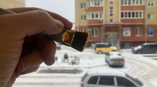Расписать окна к Новому году предложили жителям Бобровского района