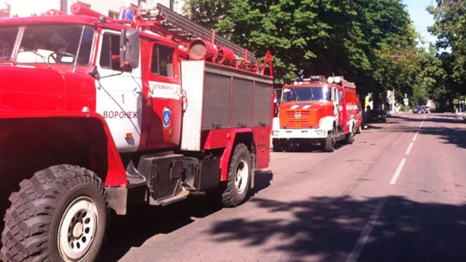 В центре Воронежа спасатели эвакуировали 17 человек из-за пожара