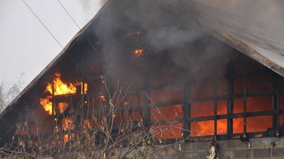 Частный дом сгорел в воронежском селе: 60-летний хозяин погиб