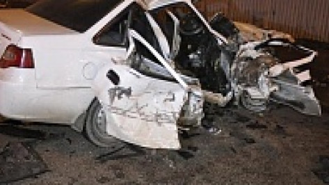 Пассажирка Daewoo пострадала в Воронеже при столкновении с Ford