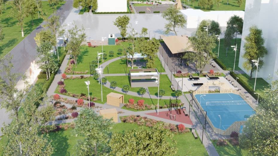 В центре Семилук благоустроят новый парк