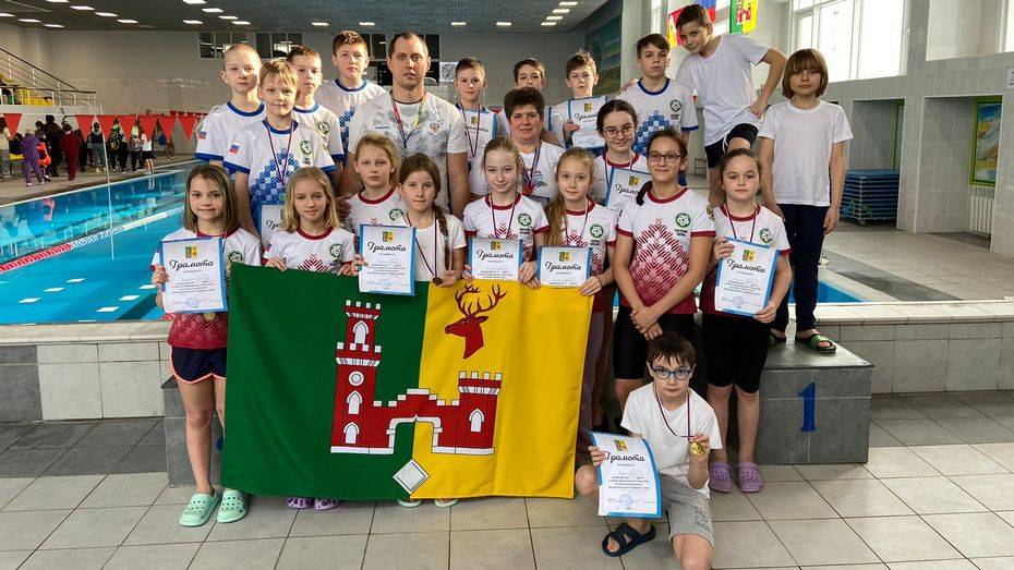 Рамонские спортсмены заняли 1-е место в открытых соревнованиях по плаванию
