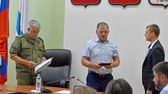 Жителя Воронежской области наградили Георгиевским крестом IV степени за участие в СВО