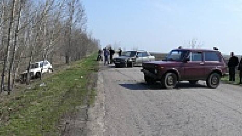 В Подгоренском районе на проселочной дороге столкнулись три автомобиля