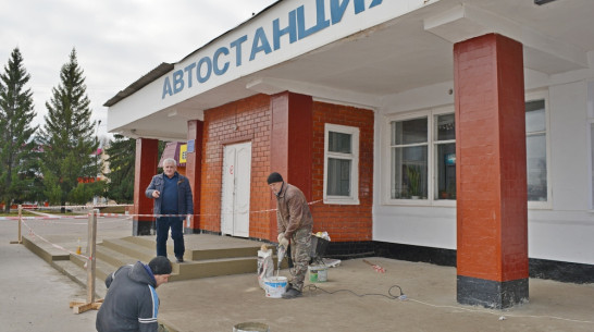 В селе Нижнедевицк на автостанции оборудуют места для инвалидов