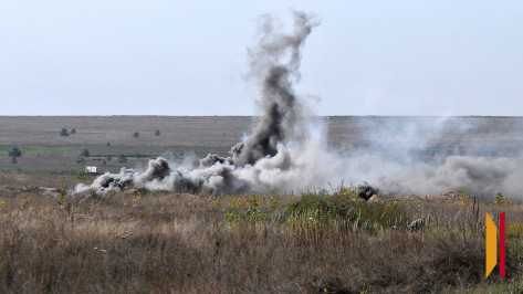 В Воронежской области взорвали 33 боеприпаса времен ВОВ