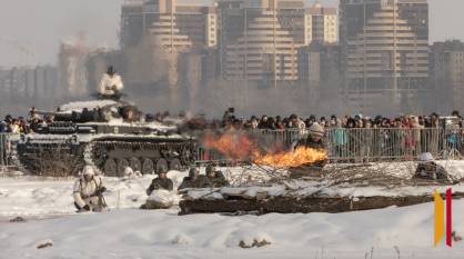 Военно-историческая реконструкция в честь 83-летия освобождения города: репортаж РИА «Воронеж»