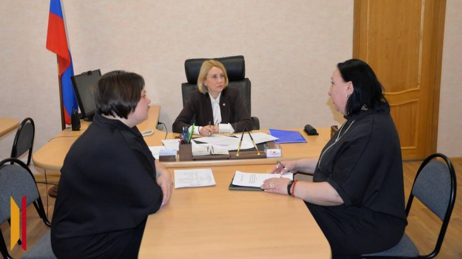 Министр внутренней политики Воронежской области провела прием граждан в Калаче