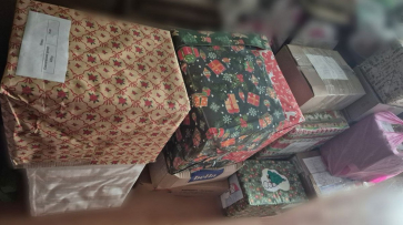 Грибановские школьники собрали новогодние подарки для участников СВО