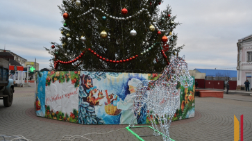 В центре Богучара установили символ 2026 года