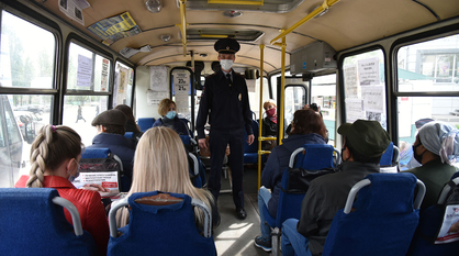 Власти пообещали начать штрафовать воронежцев без масок в маршрутках