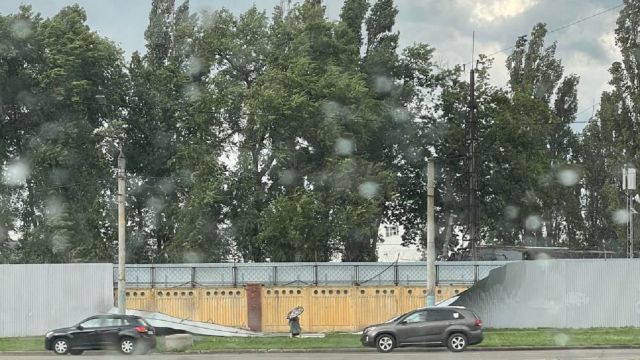 Воронежцы выложили в Сеть кадры с последствиями непогоды