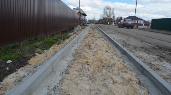 В семилукском селе на тротуар потратят около 5,5 млн рублей