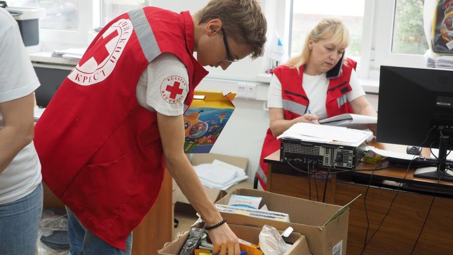 От ранцев до одежды. Как Российский Красный Крест в Воронеже помогает переселенцам из Донбасса и Украины