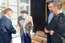 В Терновском районе единственный ветеран ВОВ отметил 97-летие