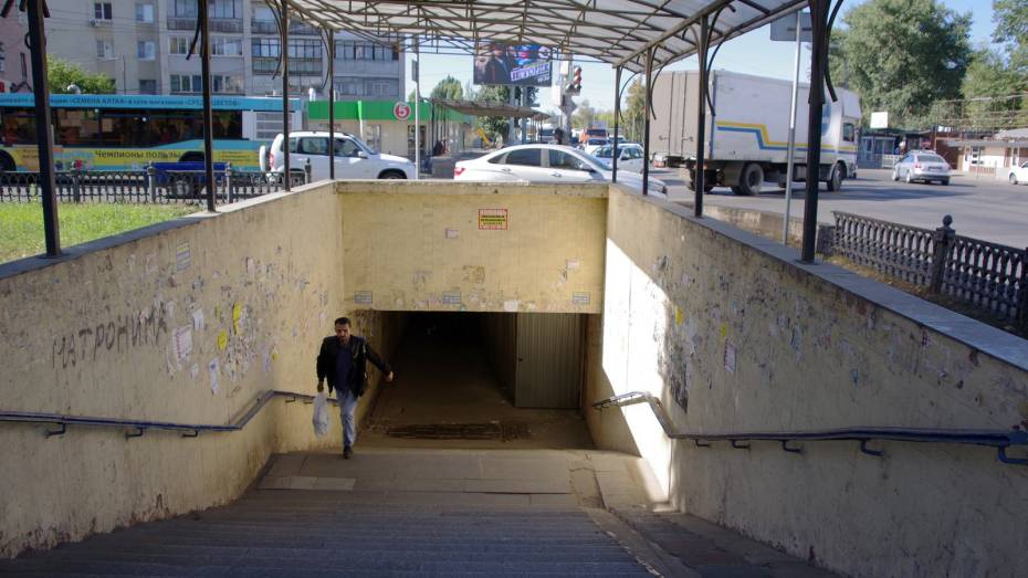 Компания «Делк» в Воронеже приведет в порядок подземный переход на Волгоградской