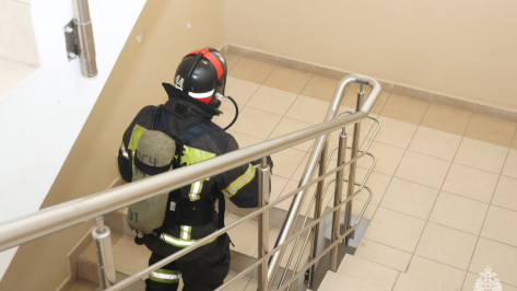 Дистанция в 25 этажей за 3 минуты 29 секунд: воронежские пожарные провели соревнования по скоростному подъему