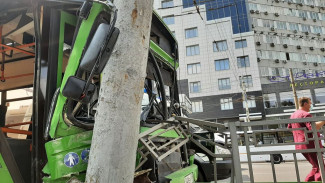 В Воронеже назвали причину ухудшения состояния водителя влетевшего в столб автобуса