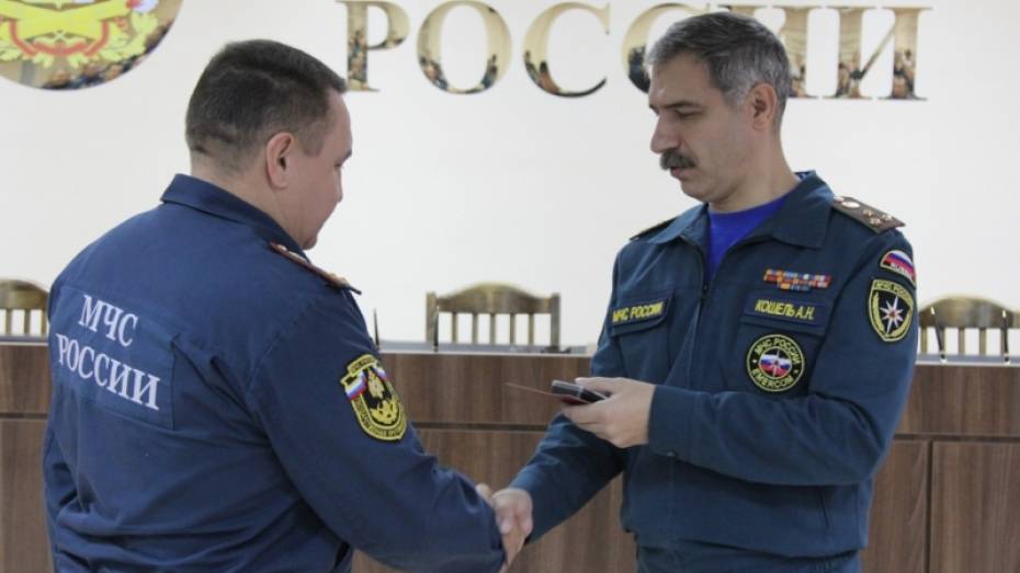 В Воронеже наградили пожарных за предотвращение взрыва на газовой заправке