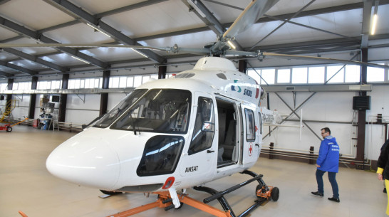 В Воронежский Центр медицины катастроф поступил на службу новый вертолет