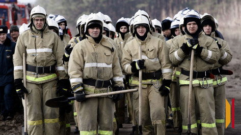 Александр Гусев поздравил воронежских пожарных с профессиональным праздником