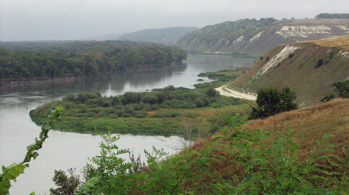 Река Дон в Павловске Воронежской области
