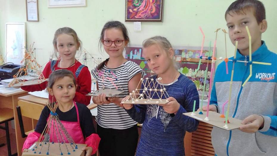 В Лисках открылась детская архитектурная мастерская
