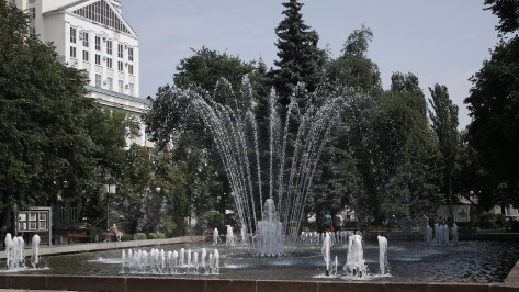 В Воронеже 1 мая запустят фонтаны в Кольцовском сквере и на площади Победы