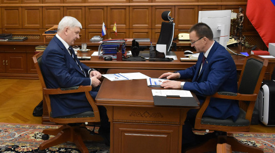 Губернатор Воронежской области и председатель регионального парламента обсудили приоритеты работы на 2026 год