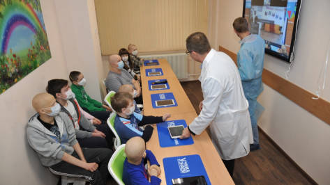 В Воронежской детской облбольнице открылся интерактивный учебный класс