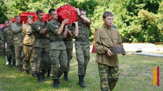 Под Воронежем перезахоронили останки 81 красноармейца