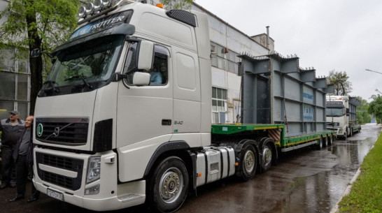 Первую партию металлоконструкций для Керченского моста отправили из Воронежа в Крым