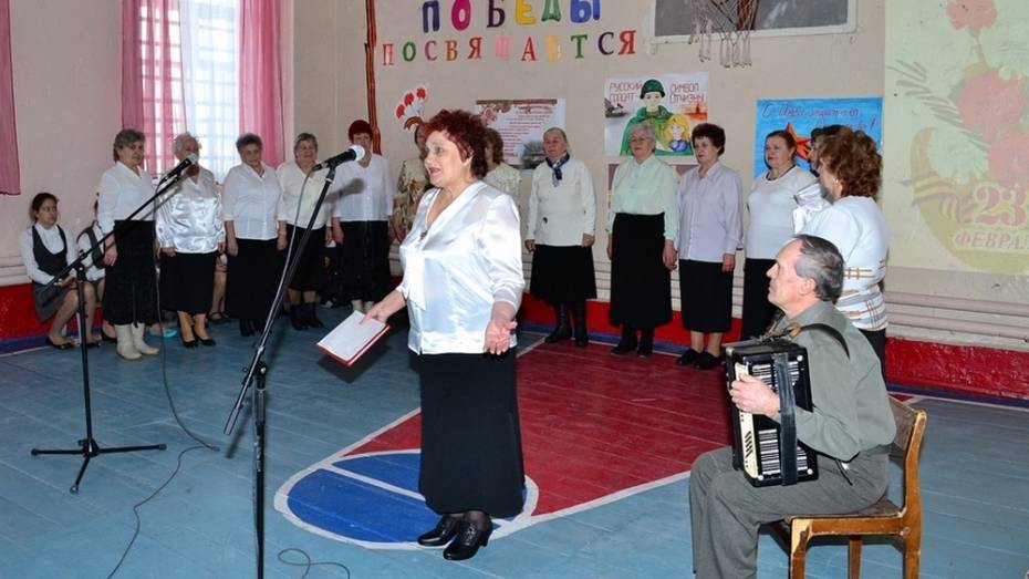 В Грибановке ветераны машзаводского микрорайона создали хор