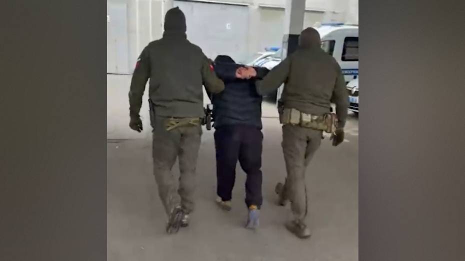 Появилось видео задержания в Воронежской области 47-летнего москвича, убившего сожительницу