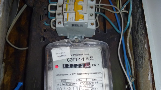 Завтра у воронежцев, которые не платят за свет, проведут опись имущества