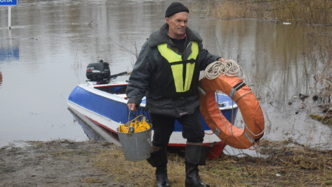Лодочную переправу организовали на реке Ворона в Грибановском районе