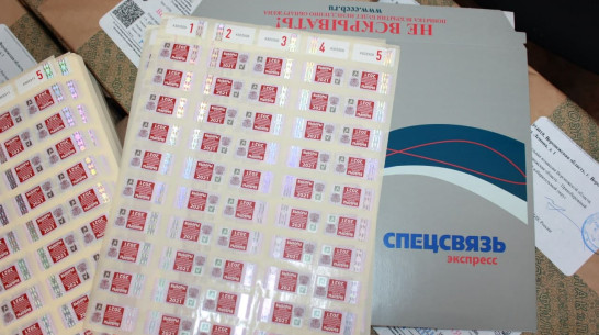 Избирательные бюллетени в Воронежской области защитят 3,7 млн специальных марок