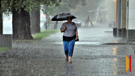 Воронежцев предупредили о сильных ливнях с градом и предштормовым ветром