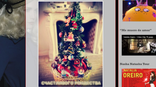 Актриса Наталия Орейро украсила елку воронежским шаром