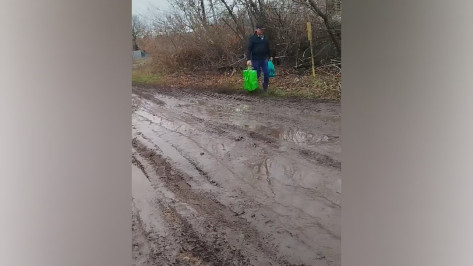 Жители воронежского села Рыкань пожаловались на бездорожье