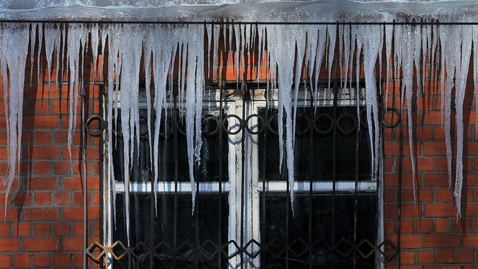 Спасатели призвали воронежцев остерегаться падения сосулек