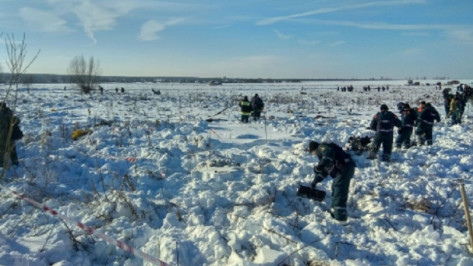 На месте крушения воронежского самолета Ан-148 нашли второй черный ящик