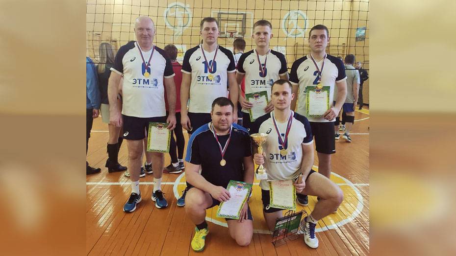 Рамонские спортсмены выиграли открытое первенство Липецкой области по волейболу