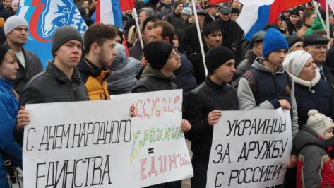 Воронежские власти подготовили более 70 акций ко Дню народного единства