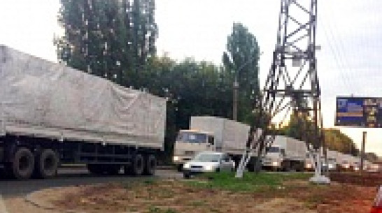 Воронежцы заметили «Белый конвой-4» на улице Матросова