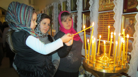 Жители Нижнедевицкого района отметили Рождество