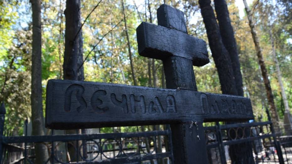 Двое воронежцев попались на краже части ограды Коминтерновского кладбища